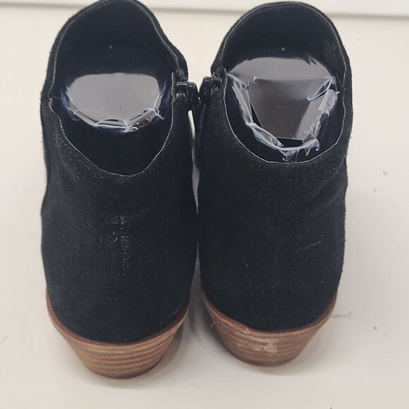 Gianni Bini Women's Booties Ankle Boots Black Suede Side Zip Size 8 - Picture 4 of 8